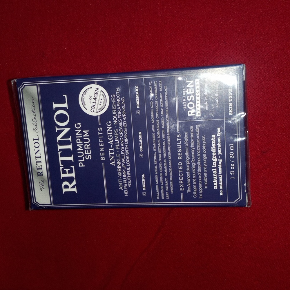 From The Retinol Collection Plumping Serum. 1fl oz/30 m1